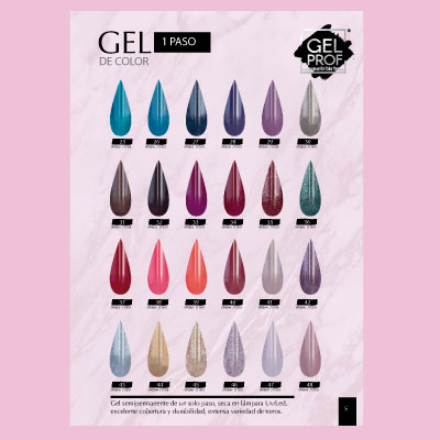 Gel 1 Paso GelProf (Tono 01-50)